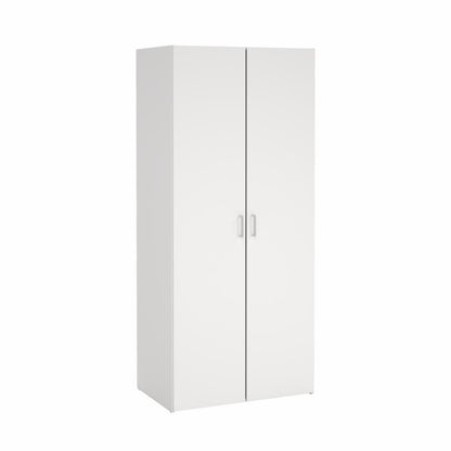 Space Wardrobe with 2 Doors-White