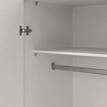 Space Wardrobe with 2 Doors-White