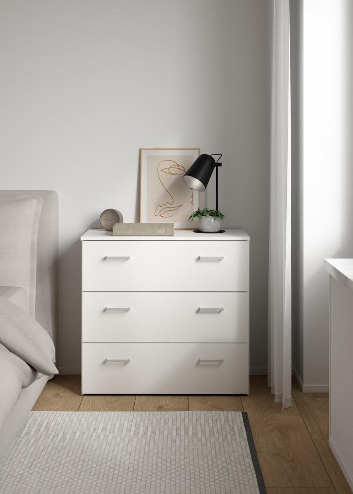 Space Chest 3 Drawers- White