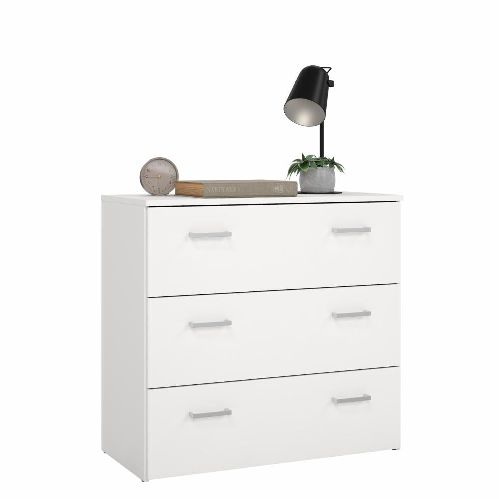 Space Chest 3 Drawers- White