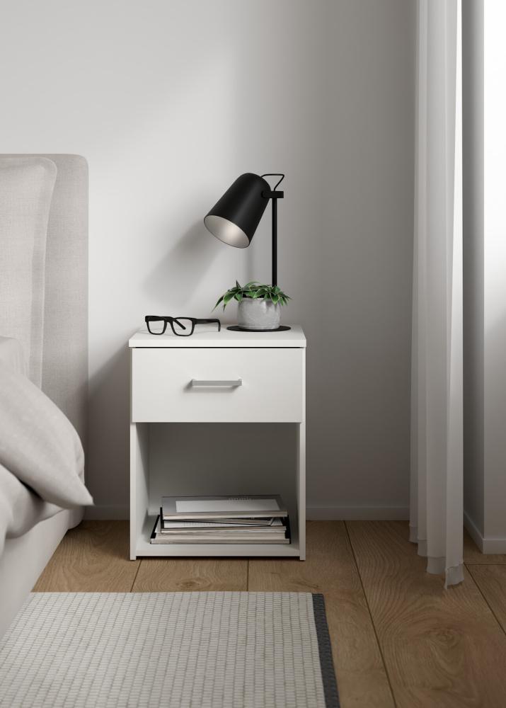 Space Nightstand - White