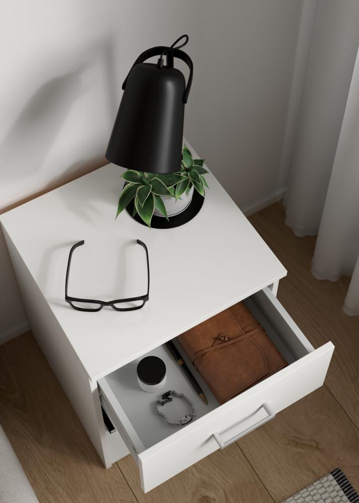 Space Nightstand - White