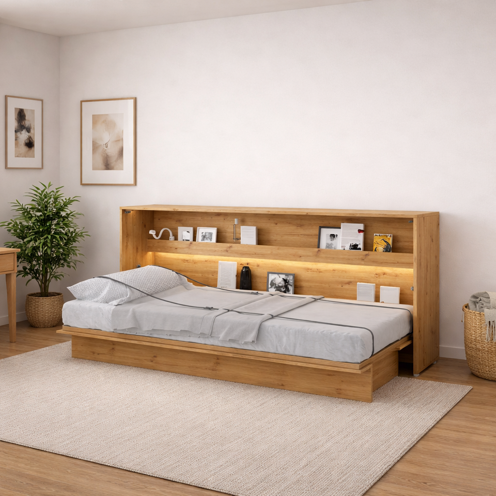 BC-06 Horizontal Wall Bed Concept 90cm